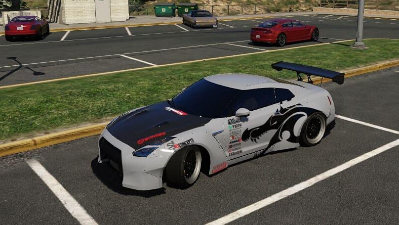 Nissan GTR r35 Monster Energy